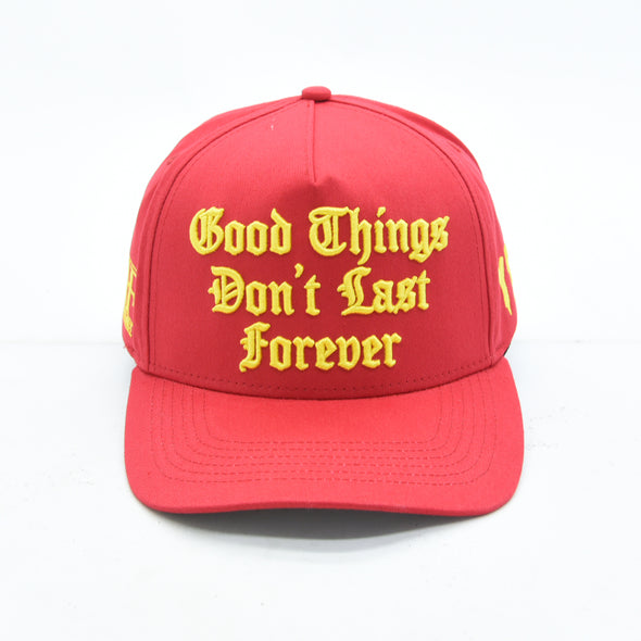 GOOD THINGS DON'T LAST FOREVER - RED